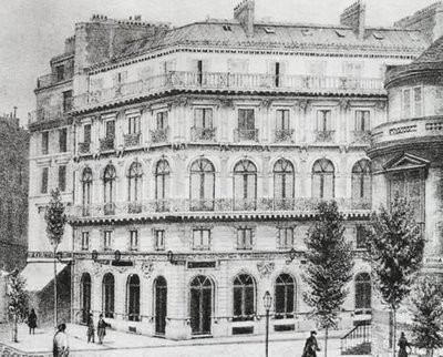Le batiment de la maison dorée et du Café Tortoni est devenu le siège de la BNP